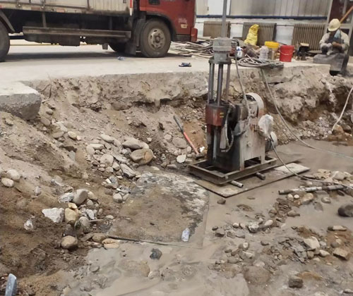 太湖公路下沉压浆